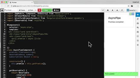 Angular Async Pipe .